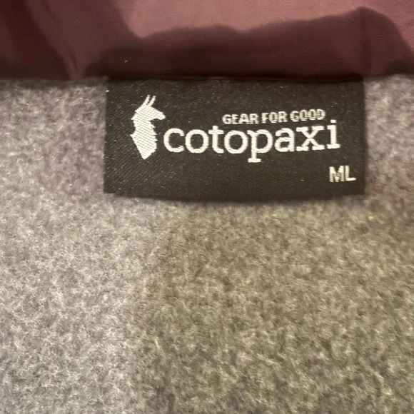 Cotopaxi Gray Fleece Jacket with Red and Blue Accents.mj0121 - Picture 10 of 11